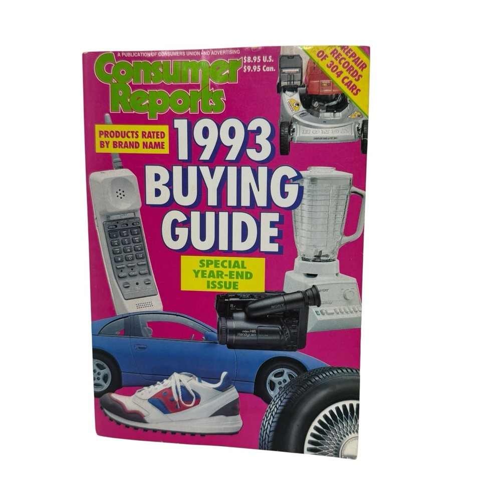 Consumer Reports Buying Guide Special‎ Year End Issue 1993 Vintage Books